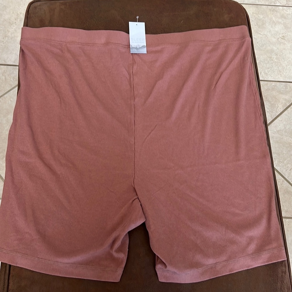 Sleep By Cacique Shorts Sz 26/28 Cafe New With Tags
